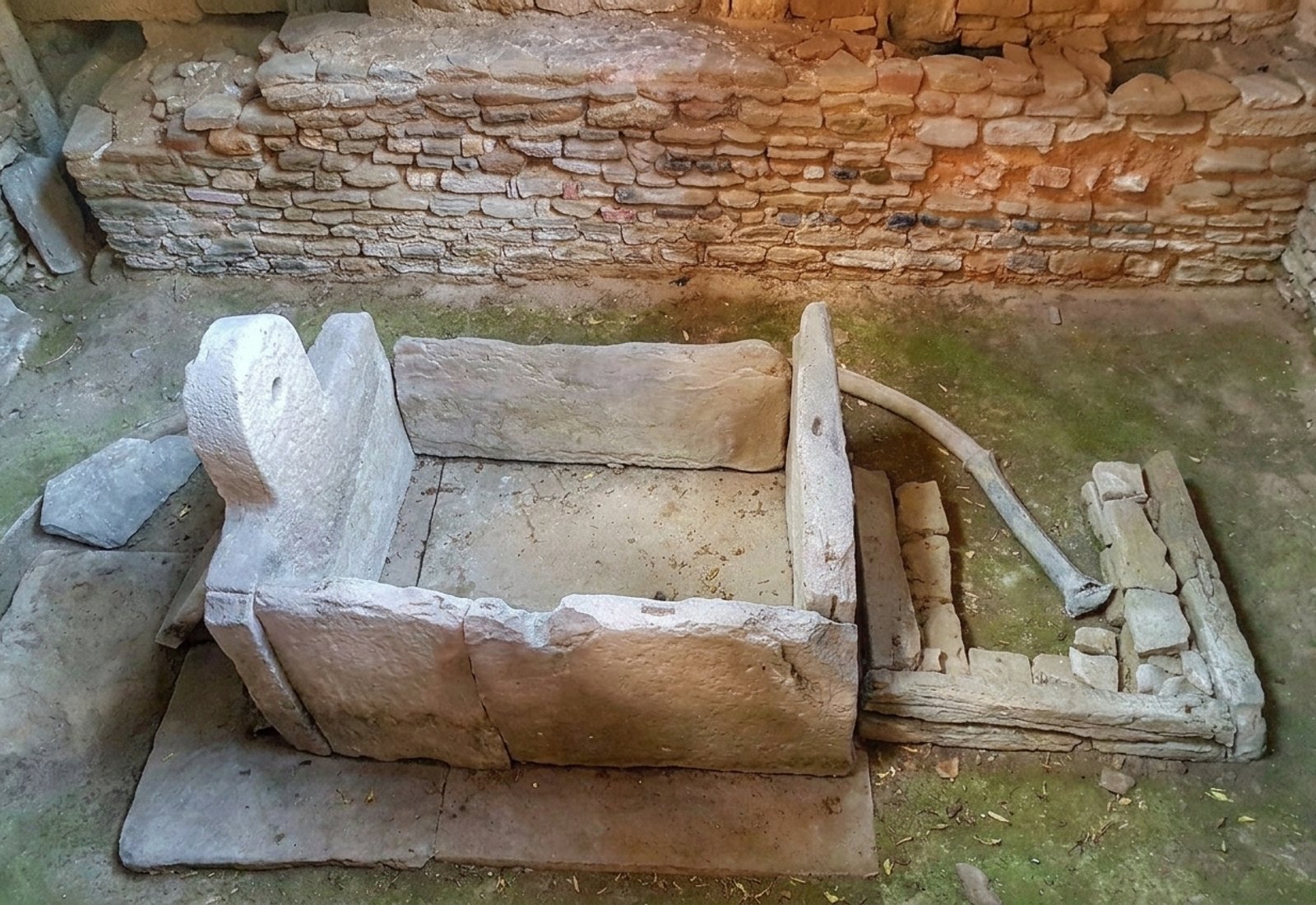 The carved stone Roman fountain of Corso Roma in Acqui Terme