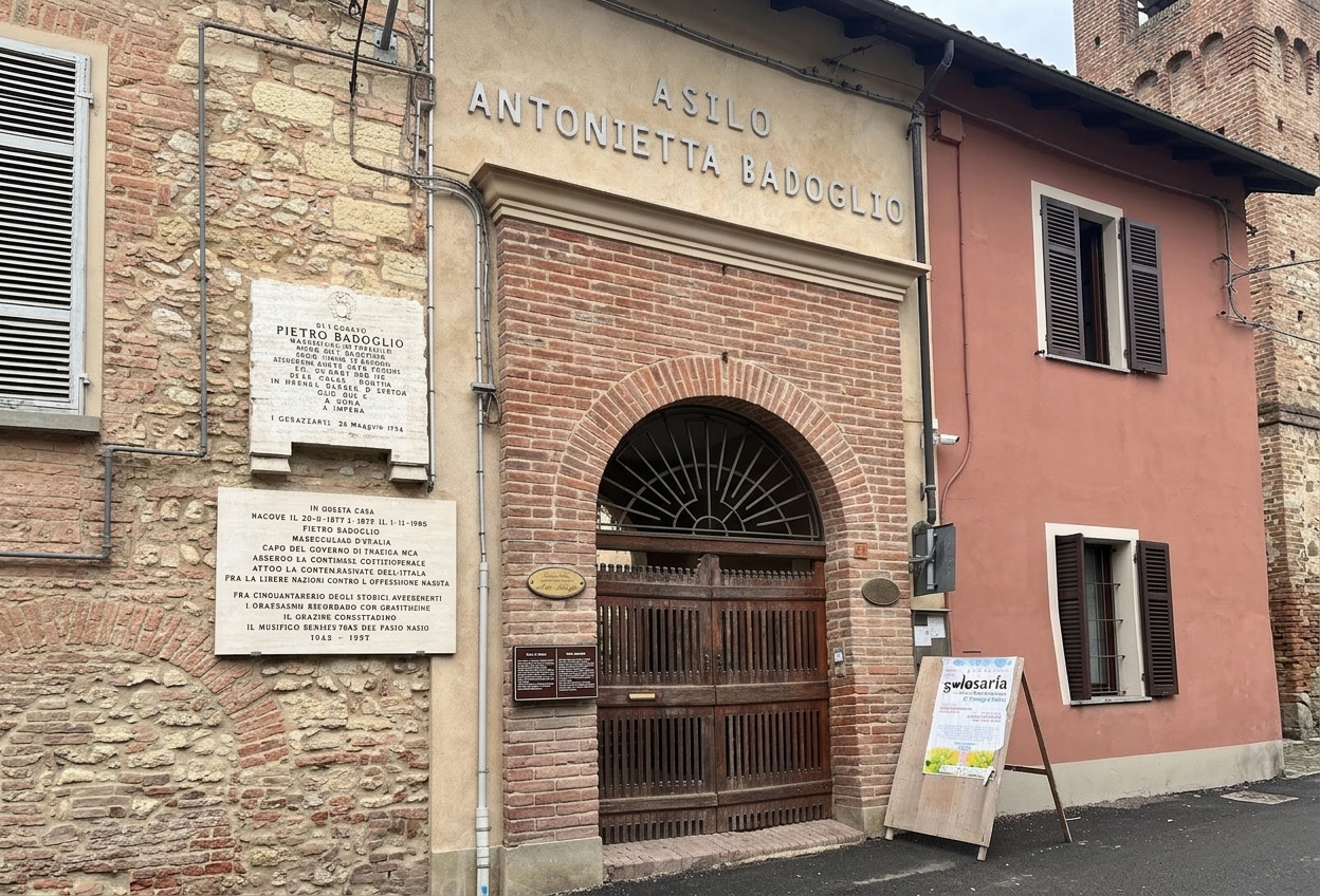 Casa Badoglio, the historic town house and birthplace museum of Marshal Pietro Badoglio in Grazzano Badoglio