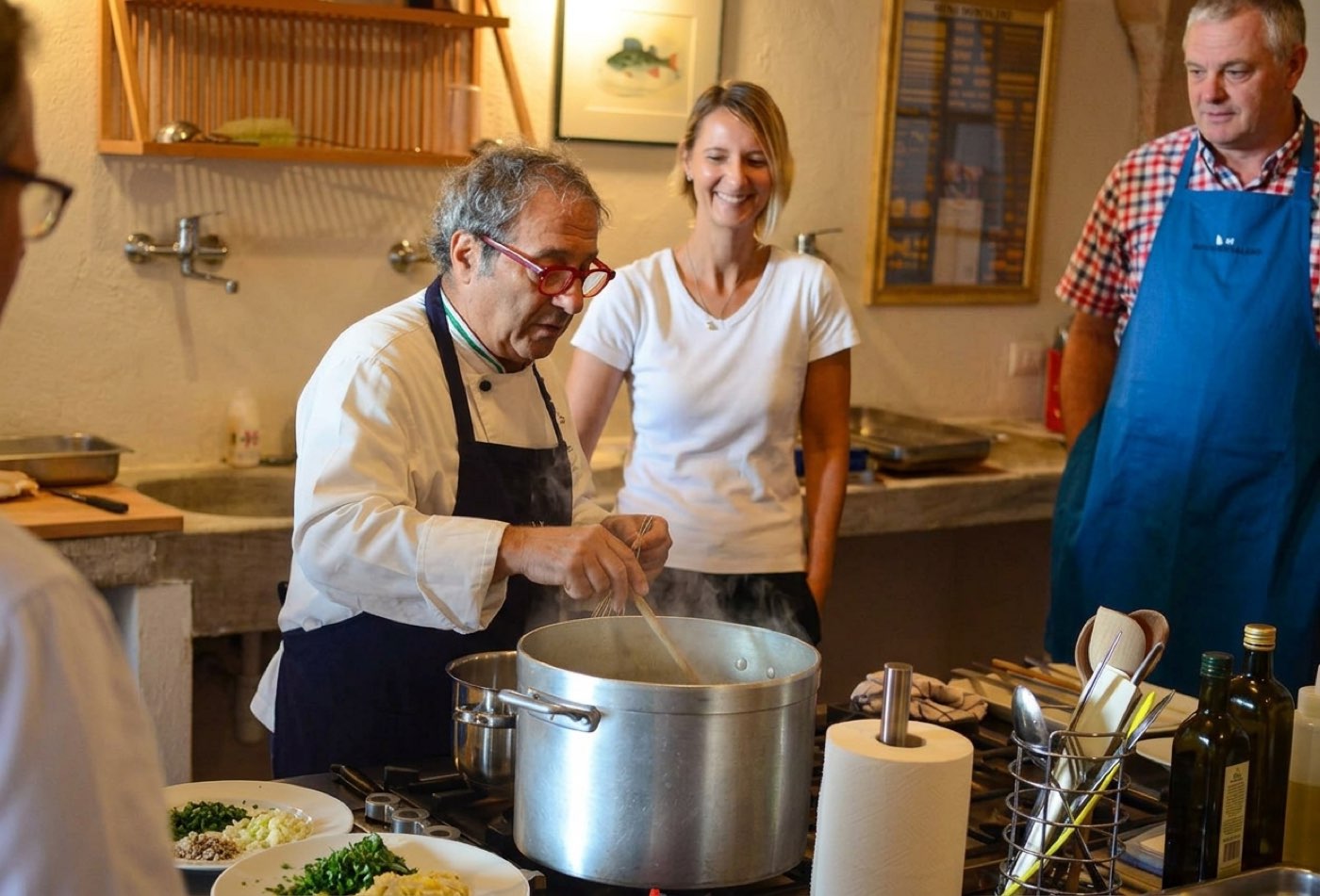 Residential Italian cooking course at Castello di Montalero